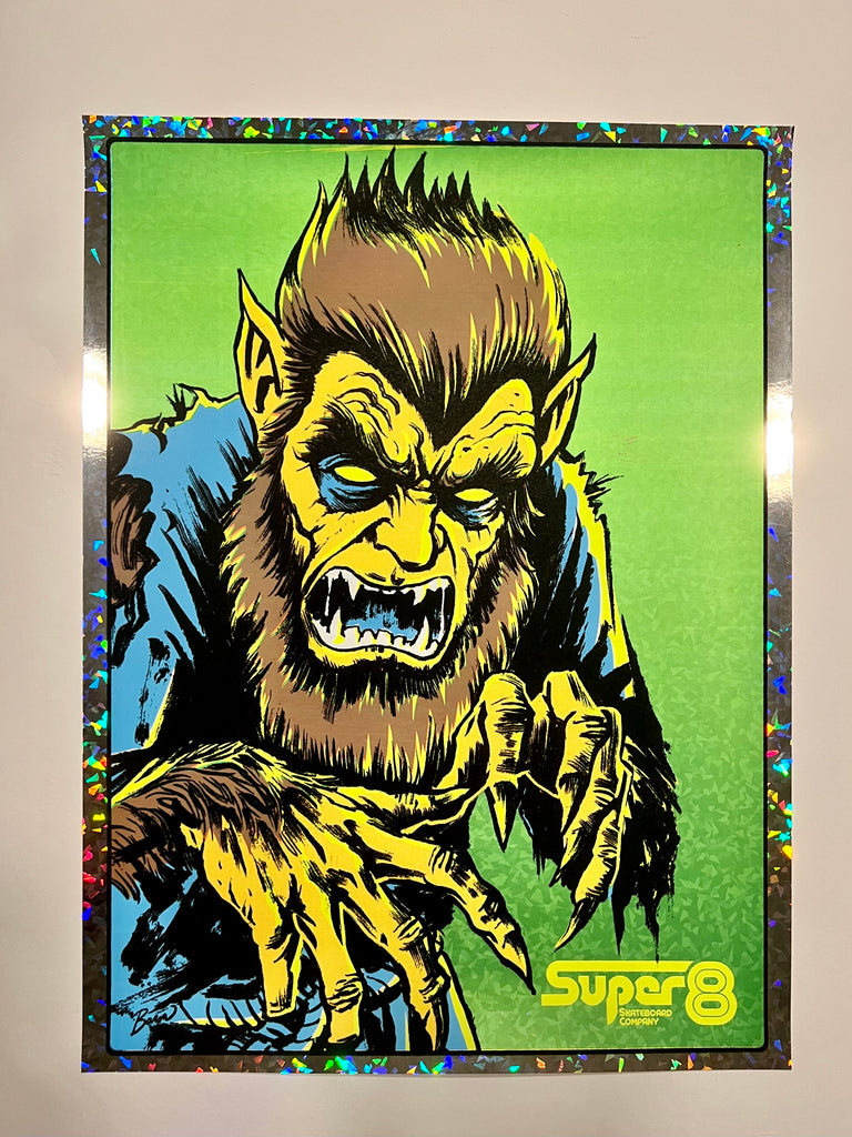 The Lycan Screen Printed Blacklight Poster